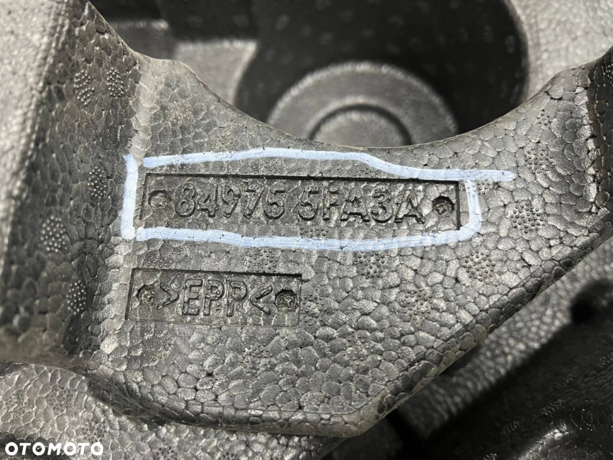 Wkład koła zapasowego Nissan Micra K14 16-22r. styropian bagażnika na zestaw narzędzi 84975-5fa3a - 6