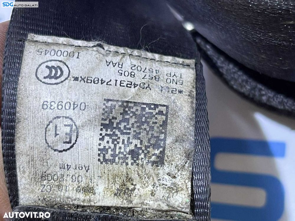 Set Centuri Siguranta Spate Stanga Dreapta Volkswagen Tiguan 2008 - 2018 Cod 5N0857805 5N0857806 - 10