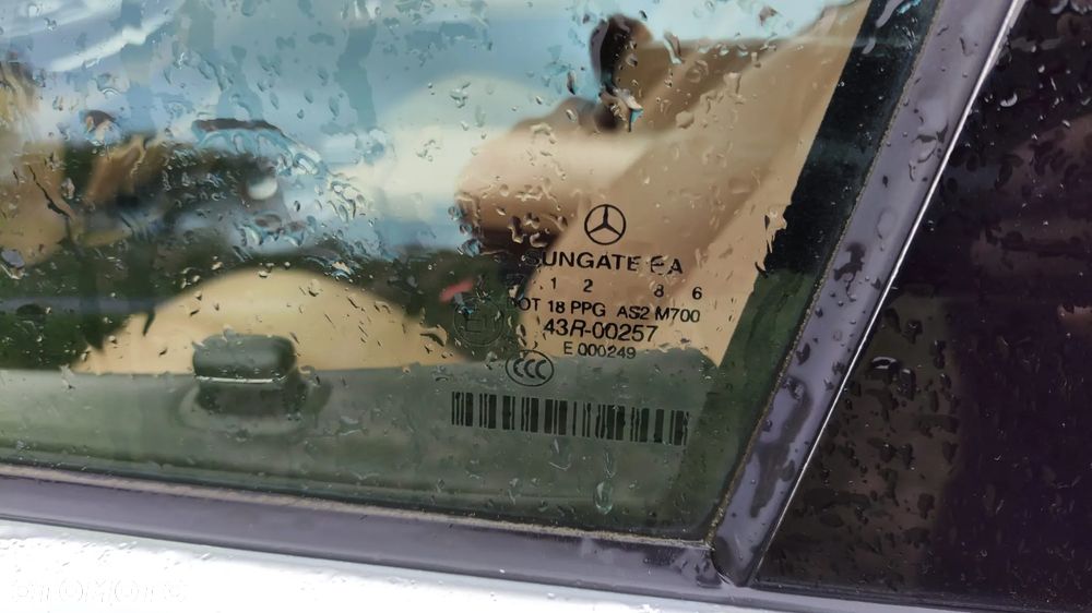 DRZWI LEWY TYŁ TYLNE ORYGINALNY LAKIER KOLOR C368 368 ZAMEK DOCIĄG KLAMKA KEYLESS GO SZYBA SUNGATE LUSTERKO 15 PIN KABLI ROLETA ŻALUZJA ELEKTRYCZNA MERCEDES S-KLASA W221 LONG - 10