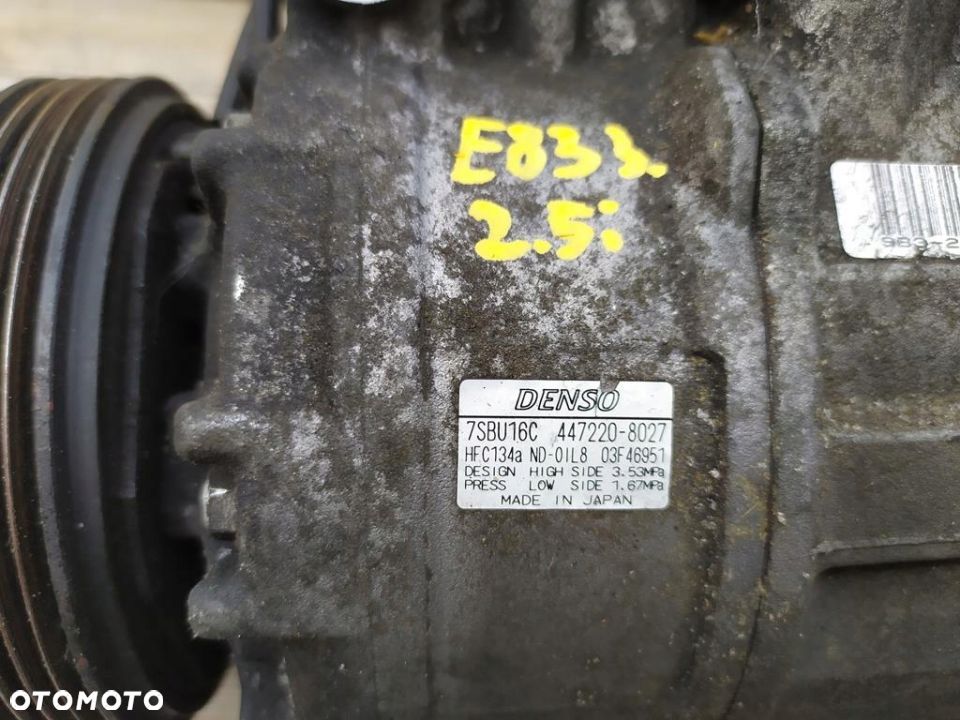 BMW X3 E83 2.5 3.0 SPRĘŻARKA KLIMATYZACJI 6916232 - 2