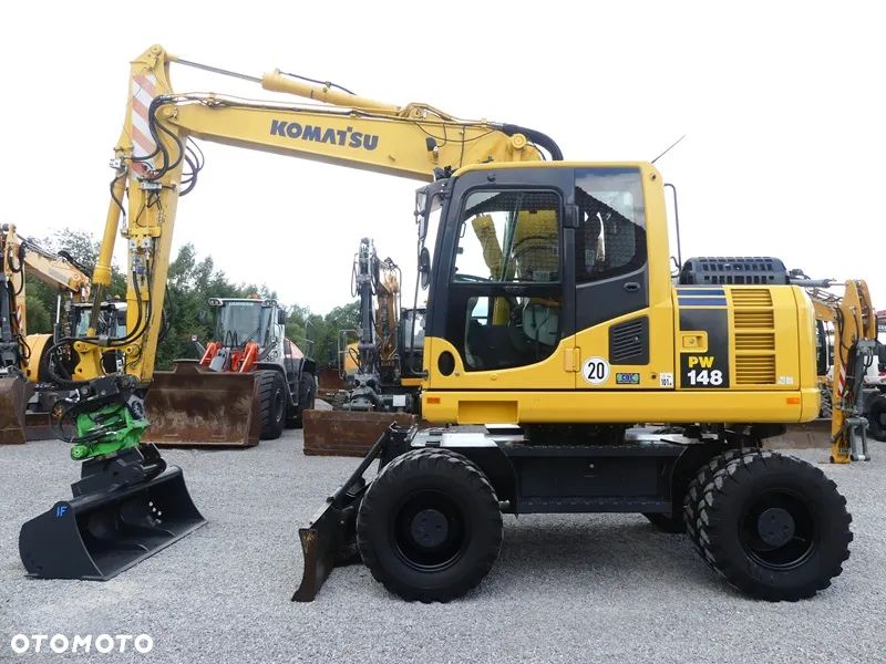 Komatsu PW148 ROTOTILT / Sprowadzona / Super Stan / - 5