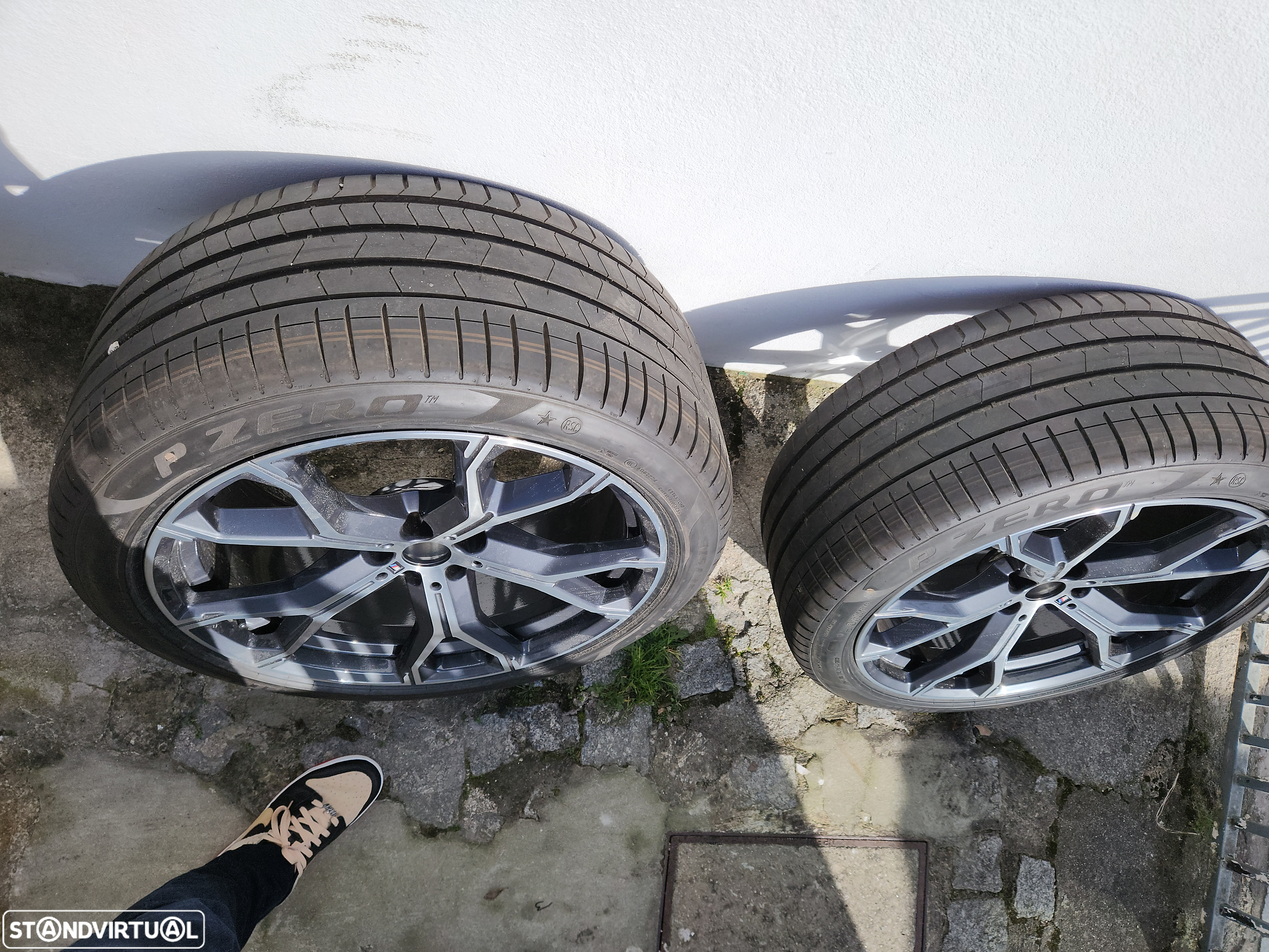 Jantes 21 BMW M Originais com pneus runflat 0 km BMW X5 G05 lci e pre lci 2018 a 2024 - 5