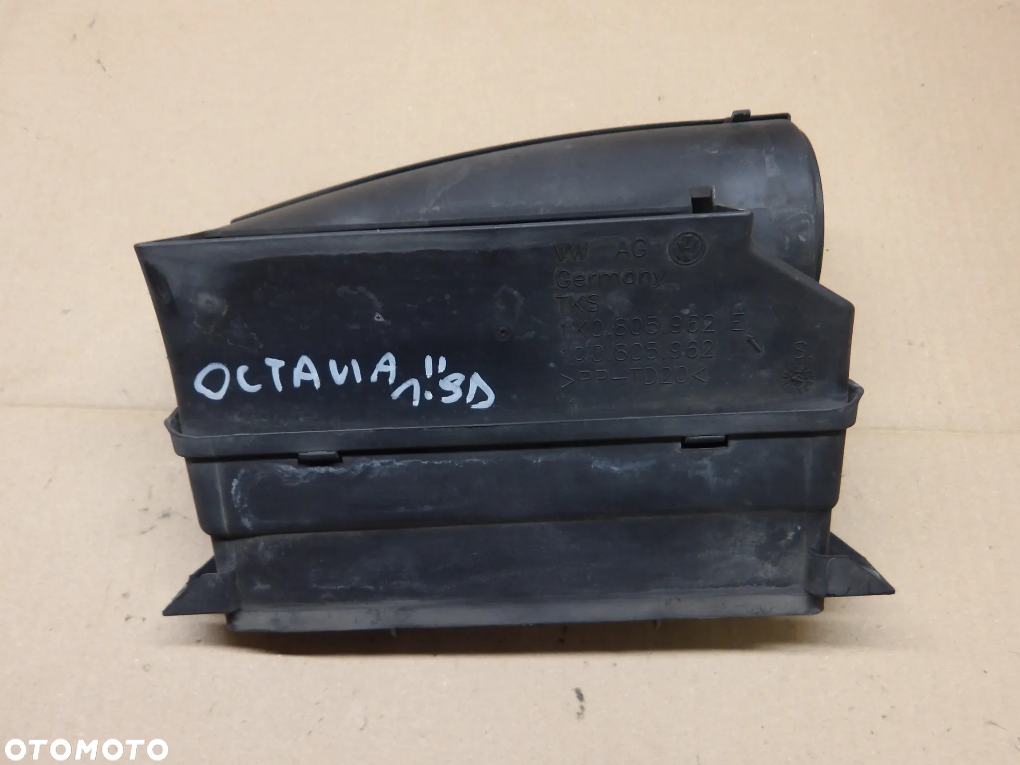 SKODA OCTAVIA II HB 04-08 1.9 TDI WLOT POWIETRZA 1K0805962 - 3