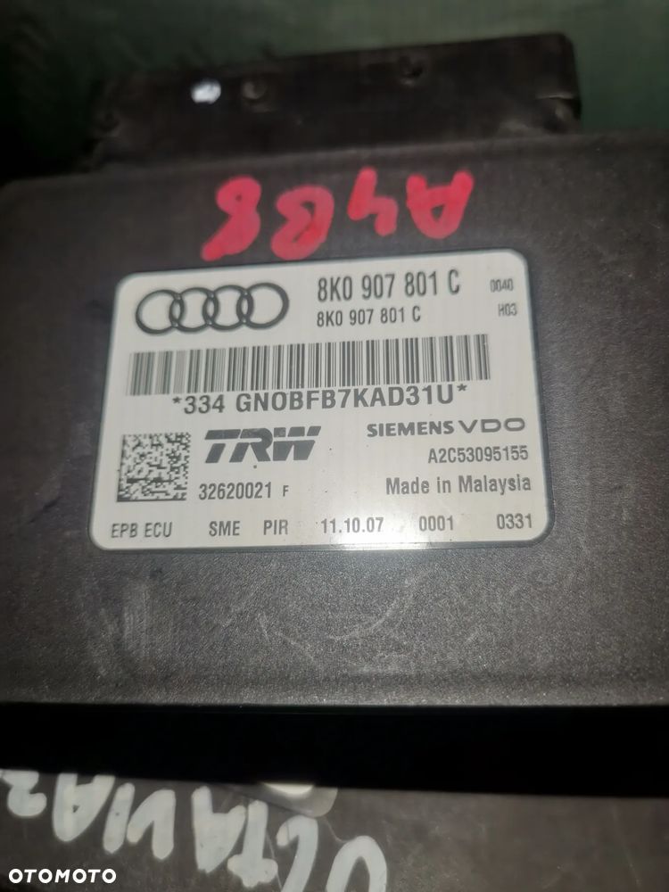 MODUŁ STEROWNIK HAMULCA RĘCZNEGO AUDI A4 B8 A5 8T 8K0907801C - 1