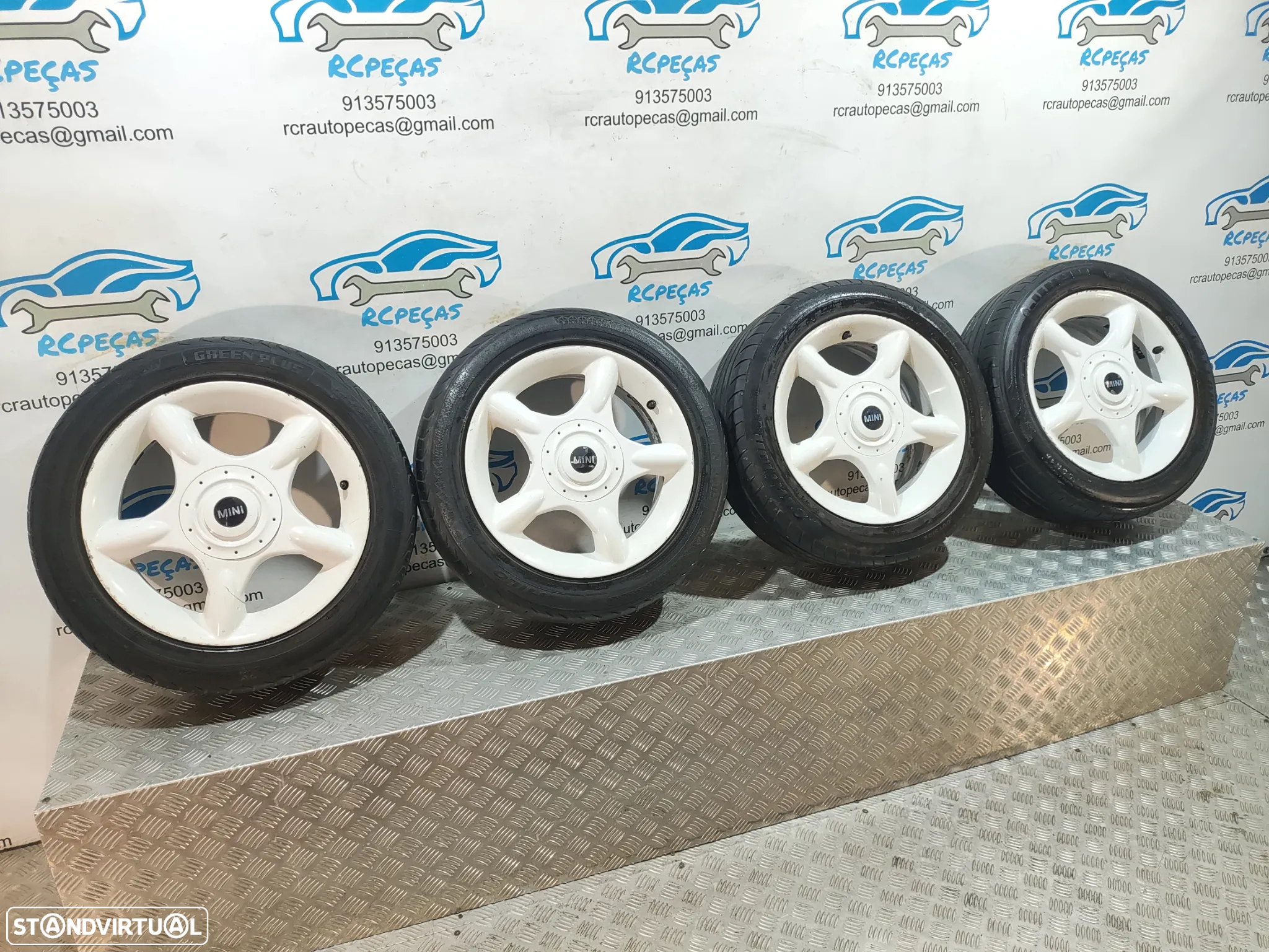 .JANTES ORIGINAIS MINI COOPER R50 16 POLEGADAS 6,5J ET48 4X100 - 12