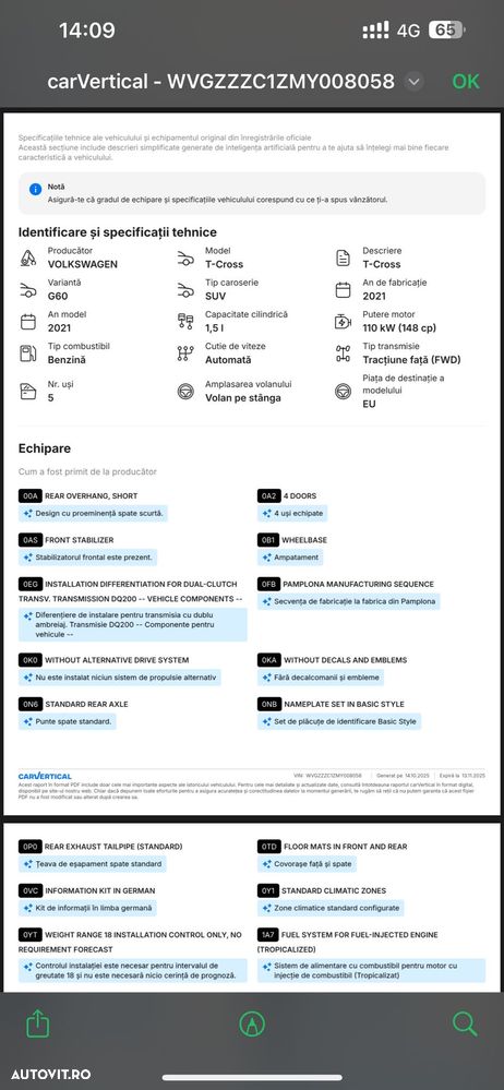 Volkswagen T-Cross 1.5 TSI ACT OPF DSG Life - 23