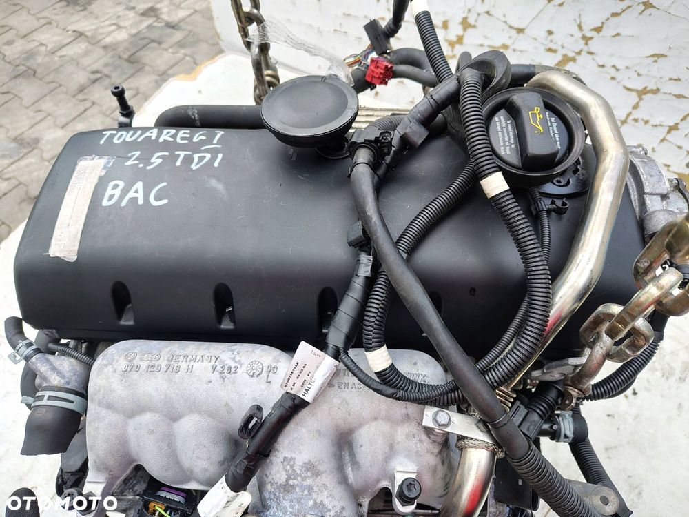 SILNIK KOMPLETNY BAC VOLKSWAGEN TOUAREG 1 I 7L 2.5 TDI 119 TYŚ KM - 12
