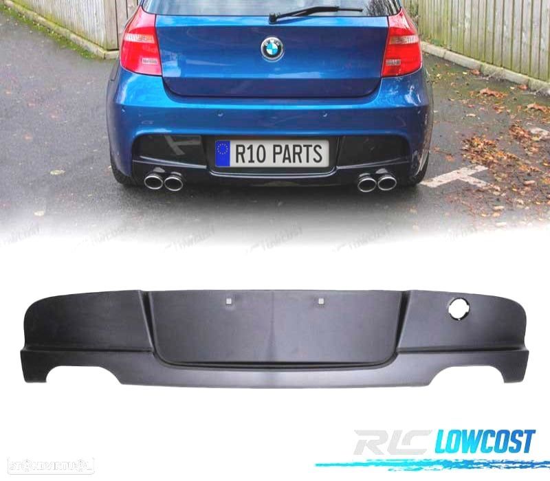 DIFUSOR TRASEIRO BMW E87 04-11 LOOK M - 1