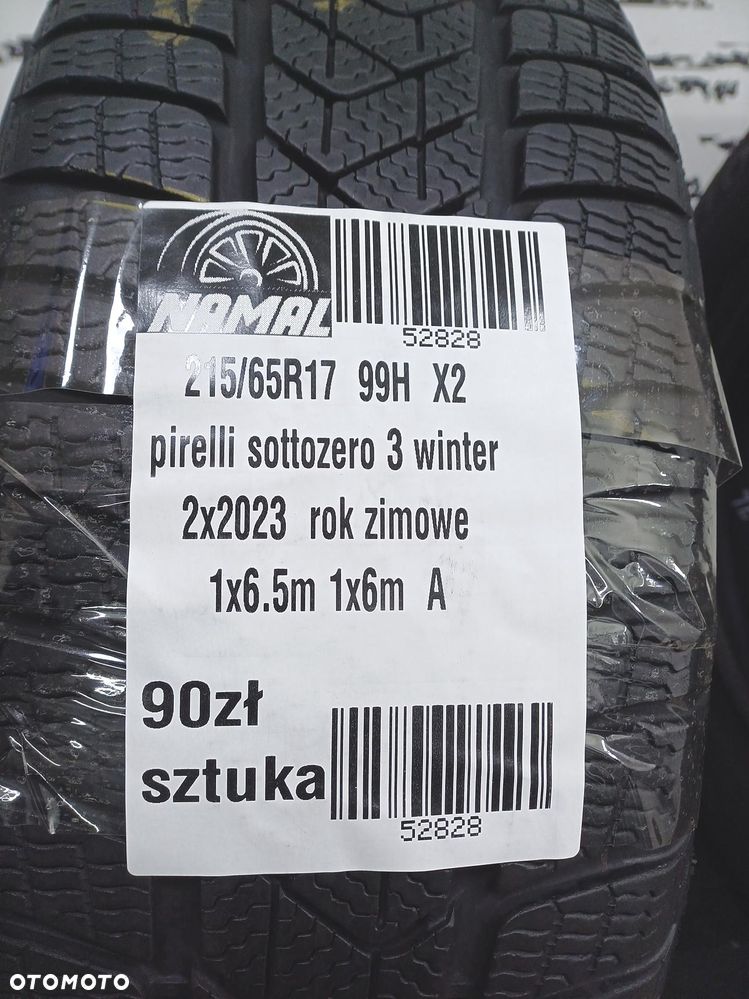 2x 215/65R17 pirelli 2023 opony zimowe 6,5mm 52828 - 9