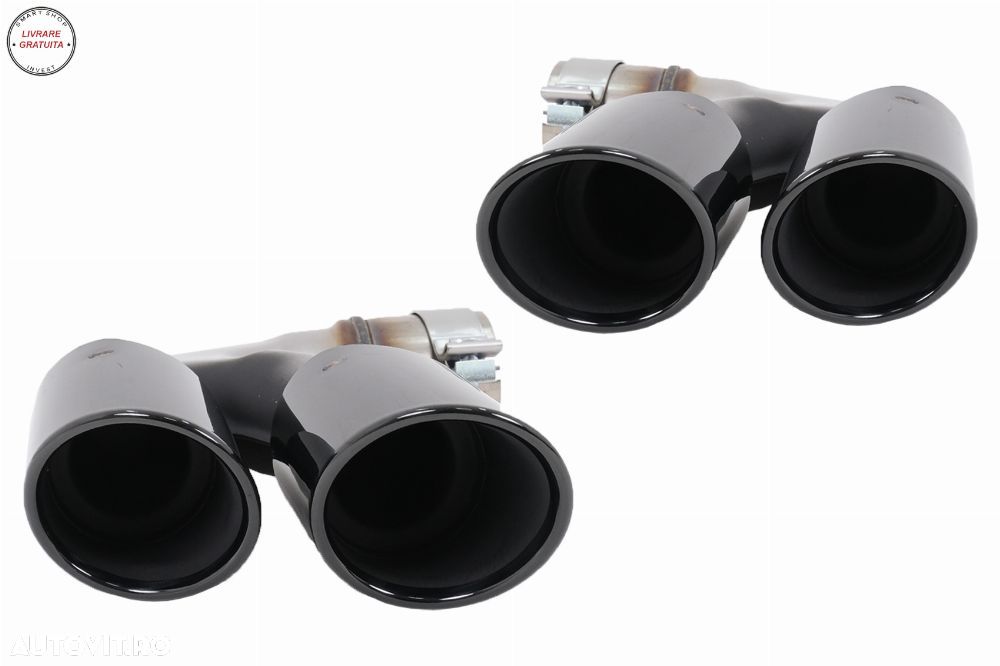 Ornamente EvacuareTobe Duble BMW X5 G05 X6 G06 X7 G07 40i M-Package (2018-up) Negr- livrare gratuita - 1