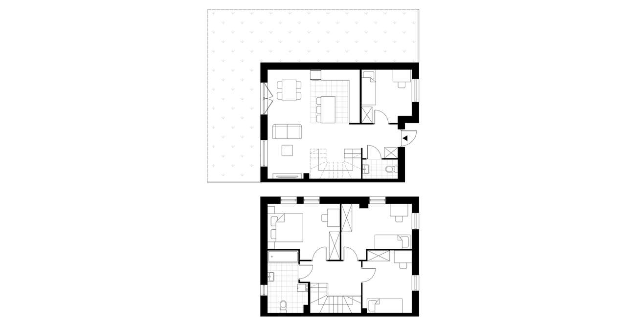 5-pokojowy dom 92m2 + ogródek Bezpośrednio - Pełny obrazek: 4/11