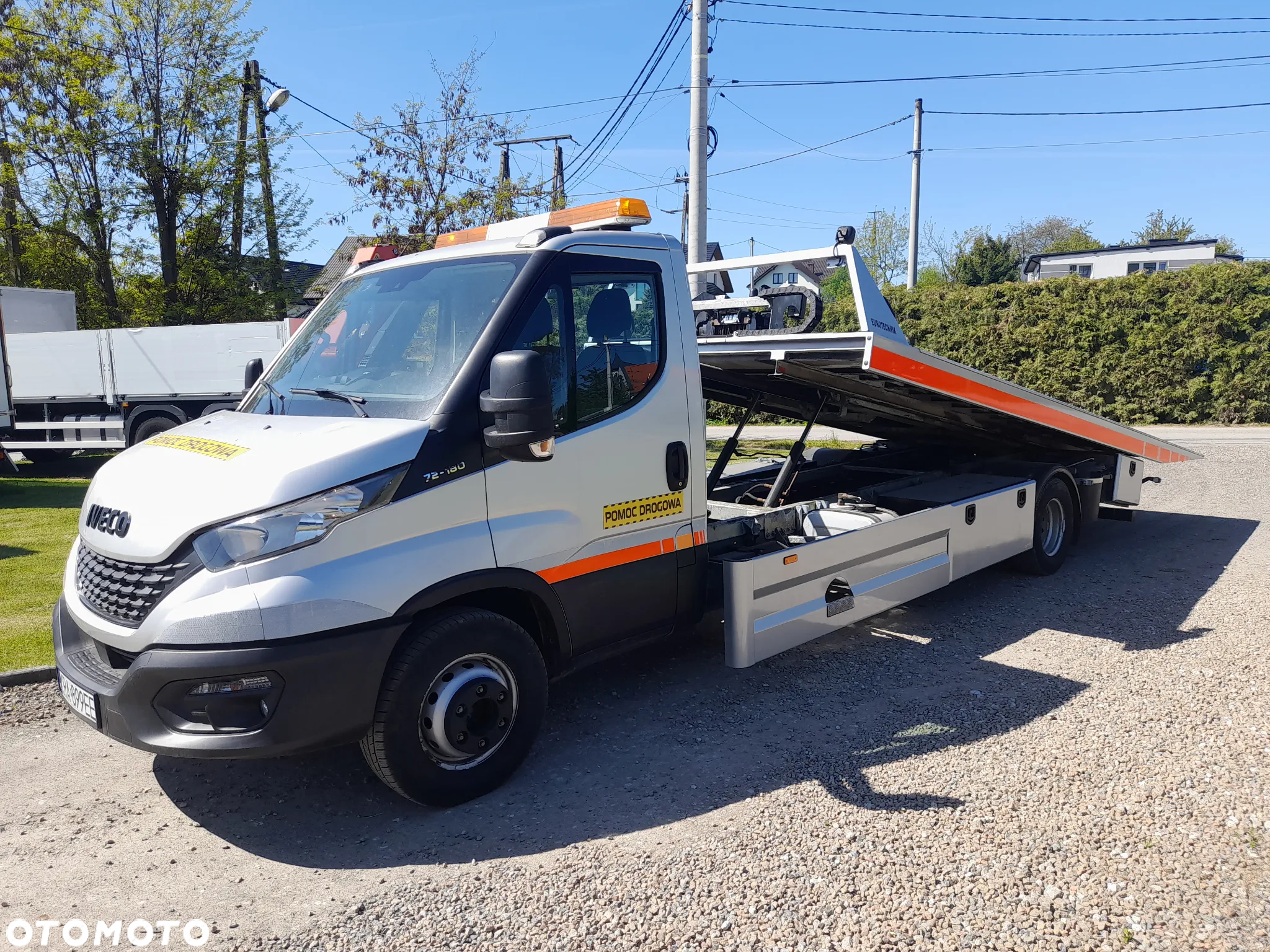 Iveco DAILY 72c18 70c18 Dmc 7200kg LAWETA PLATFORMA HYDRAULICZNA -EUROTECHNIK-Pomoc drogowa JEDYNA taka na NIEMIECKI rynek BLOKADA MOSTU PNEUAMATYCZNE ZAWIESZENIE... - 10