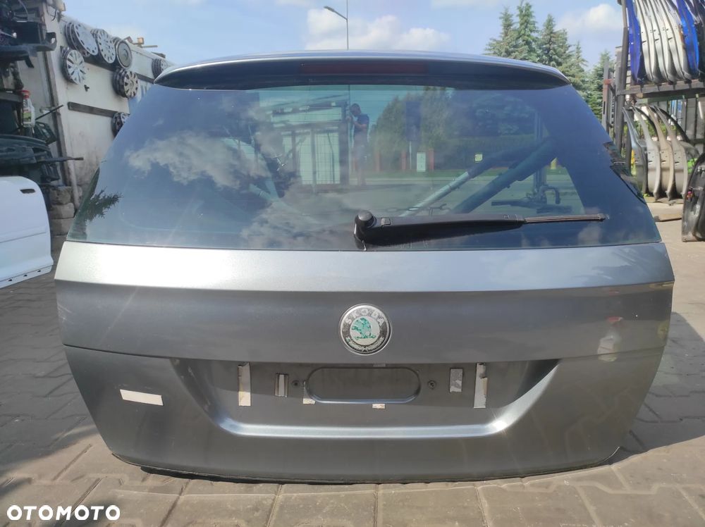 SKODA SUPERB 2 KOMBI KLAPA BAGAŻNIKA TYLNA SZYBA 3T9 LF8L 9157 WYSYŁKA !!!!!! - 1