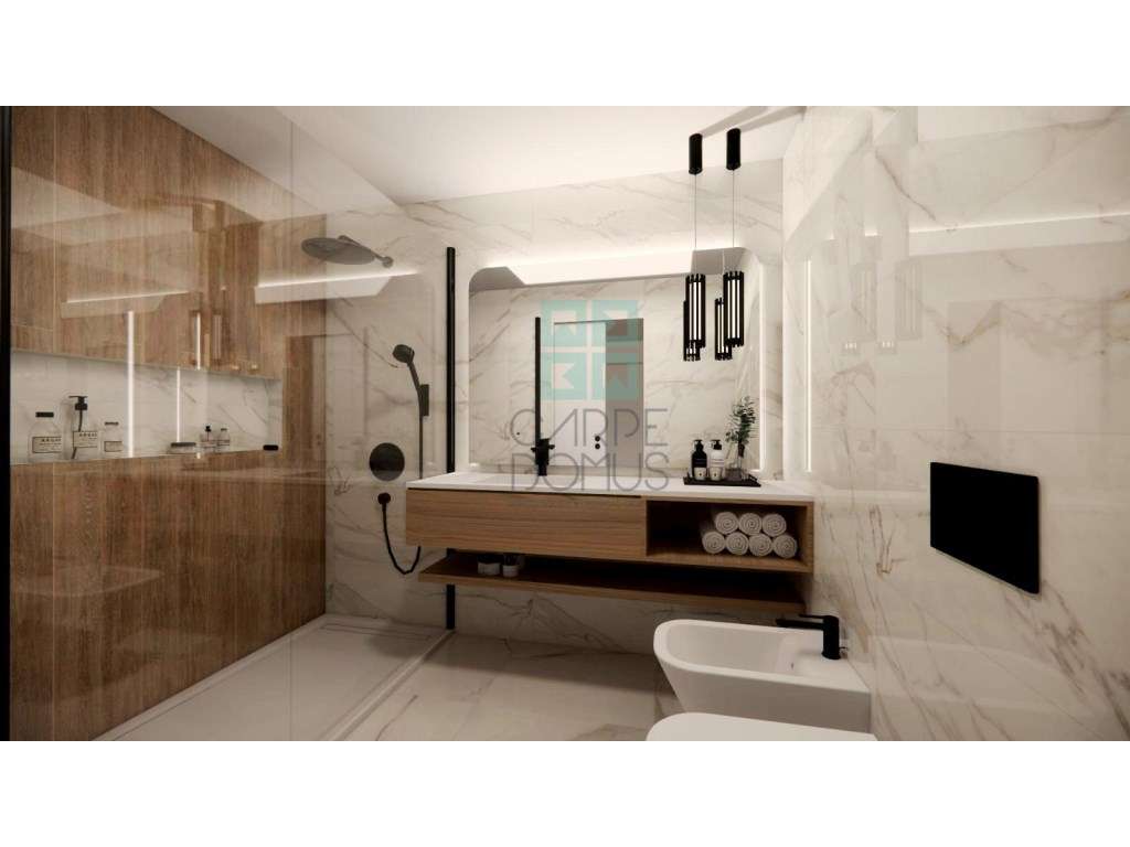 Apartamento T3 penthouse com terraço de 53 m² e barbecue Setúbal - Grande imagem: 3/53