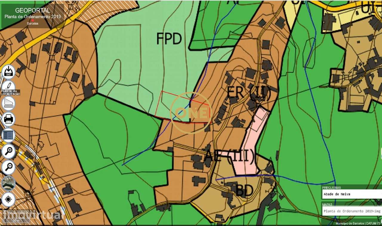 Terreno Misto de 4.800 m2 em Silveiros, Barcelos - Grande imagem: 4/4