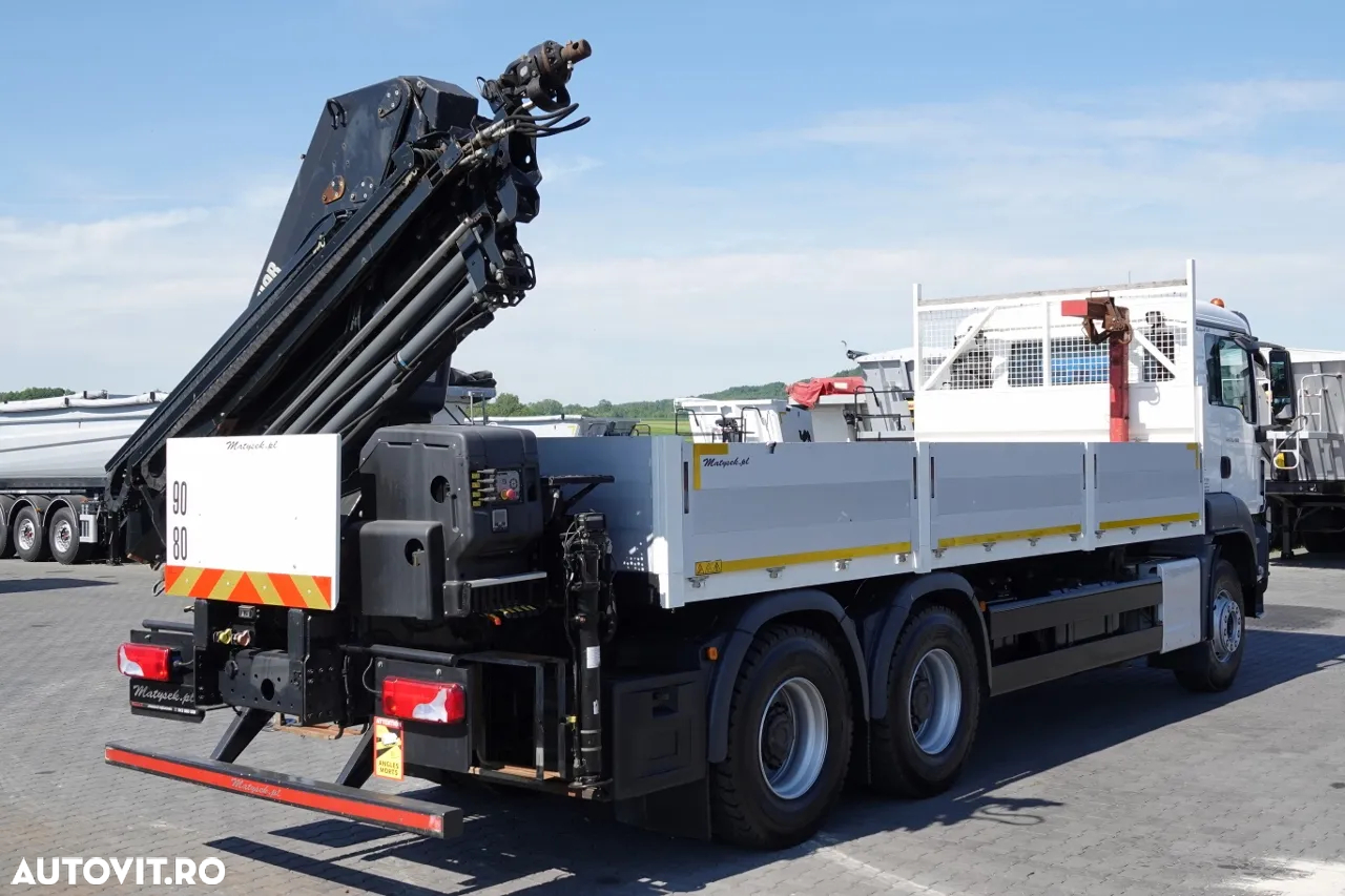 MAN TGS 26.400 / 6x4 / CUTIE - 6.5M / HDS HIAB 188 4xinaltime 13 metri / EURO 6 / 2016 /RADIO CONTROL / ROTATOR / - 7