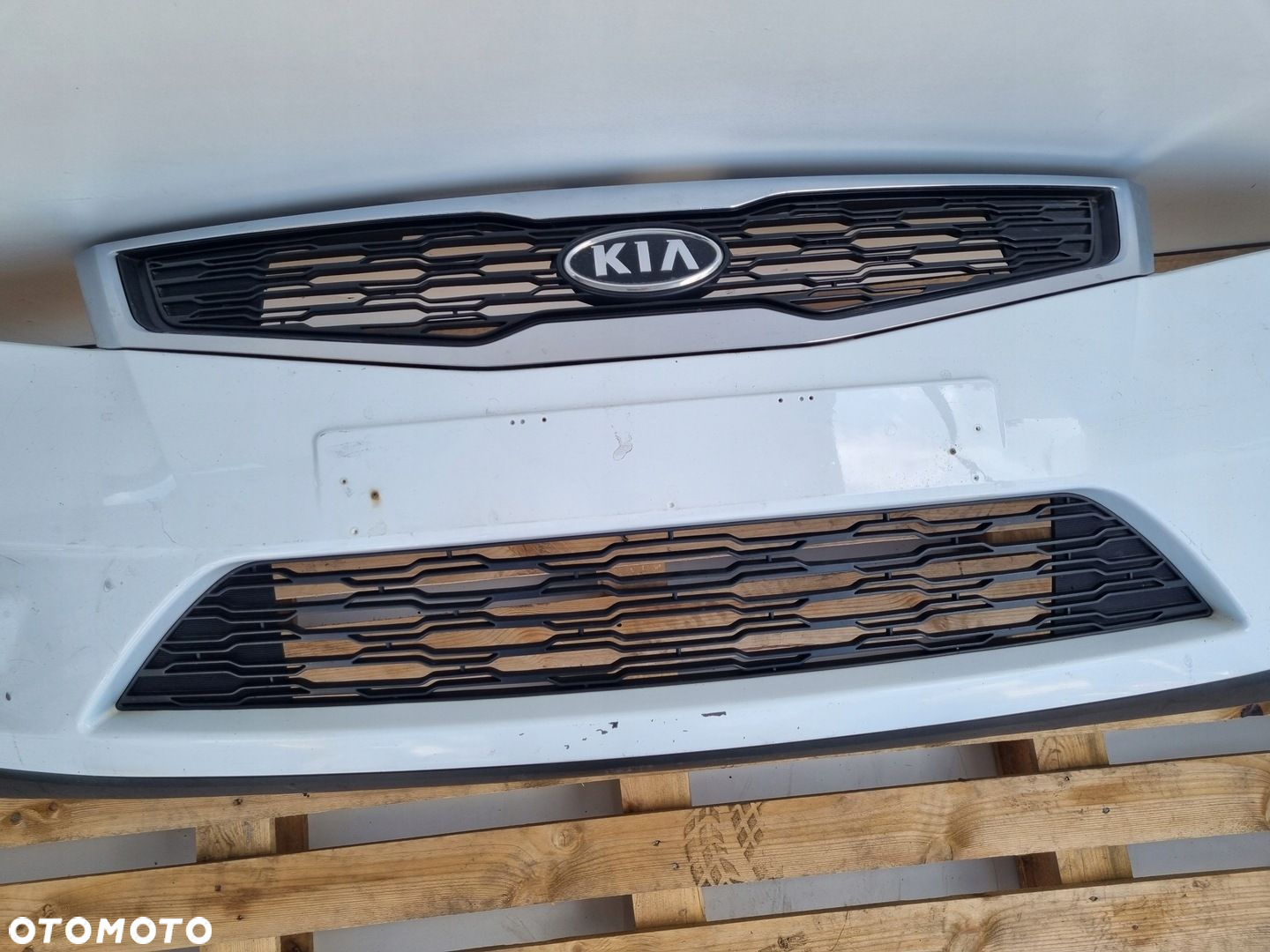 Kia Ceed Ceed LIFT 09-12r KOMPLETNY PRZEDNI ZDERZAK przód WD Cassa White - 3