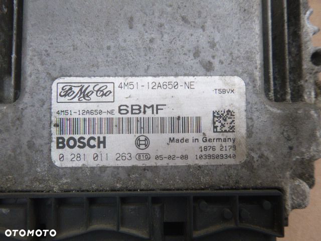 ZESTAW STARTOWY FORD FOCUS C-MAX MK1 1.6 TDCI 0281011263 - 6