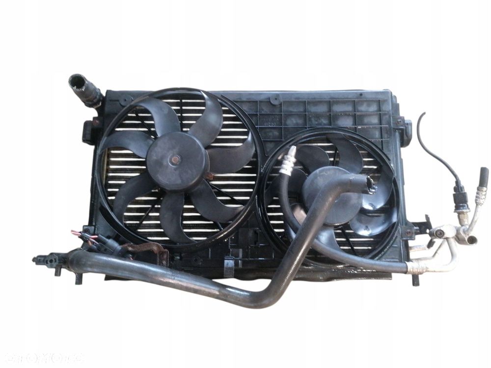 komplet chłodnic pas przód wentylator audi a3 8p 3d 1.6 fsi - 4