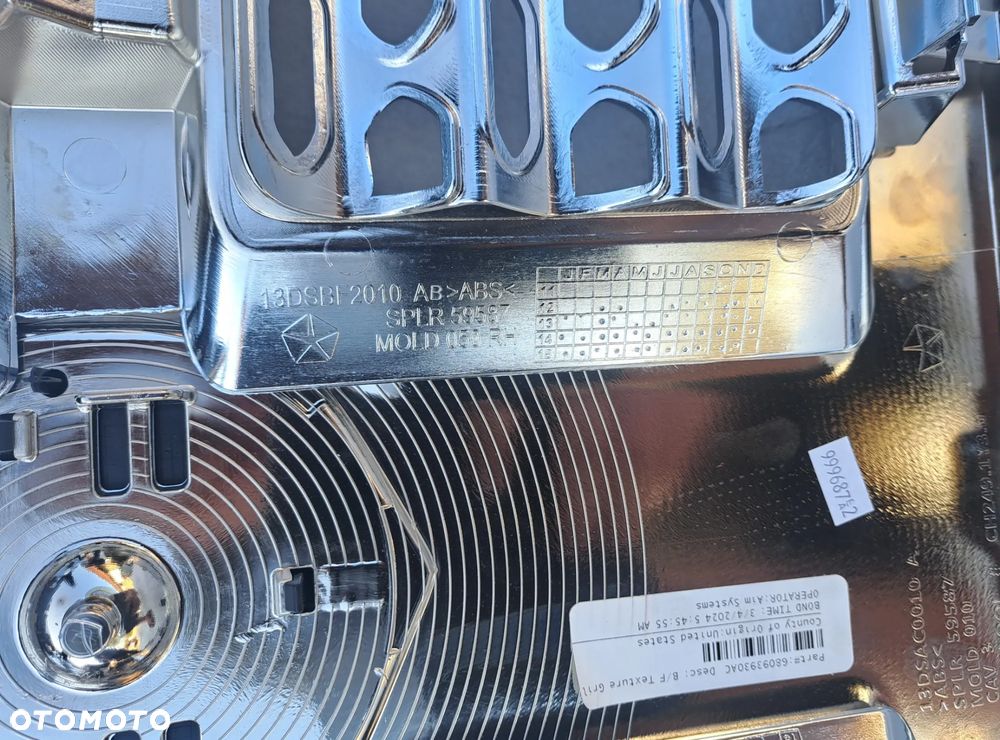 Grill Atrapa chłodnicy Dodge Ram 1500 IV 2013-2019 K68093930AC 68093930AC 13DSAC0010A 13DSBF2011AB 13DSBF2010AB - 8