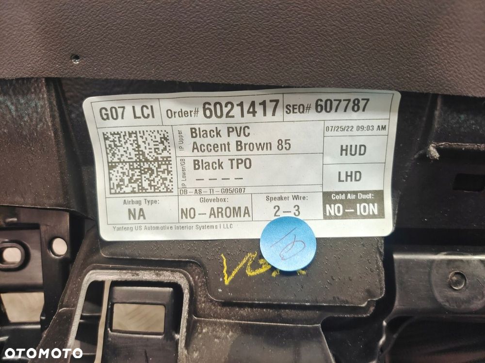 BMW G05 G07 LCI DESKA ROZDZIELCZA KONSOLA - 12