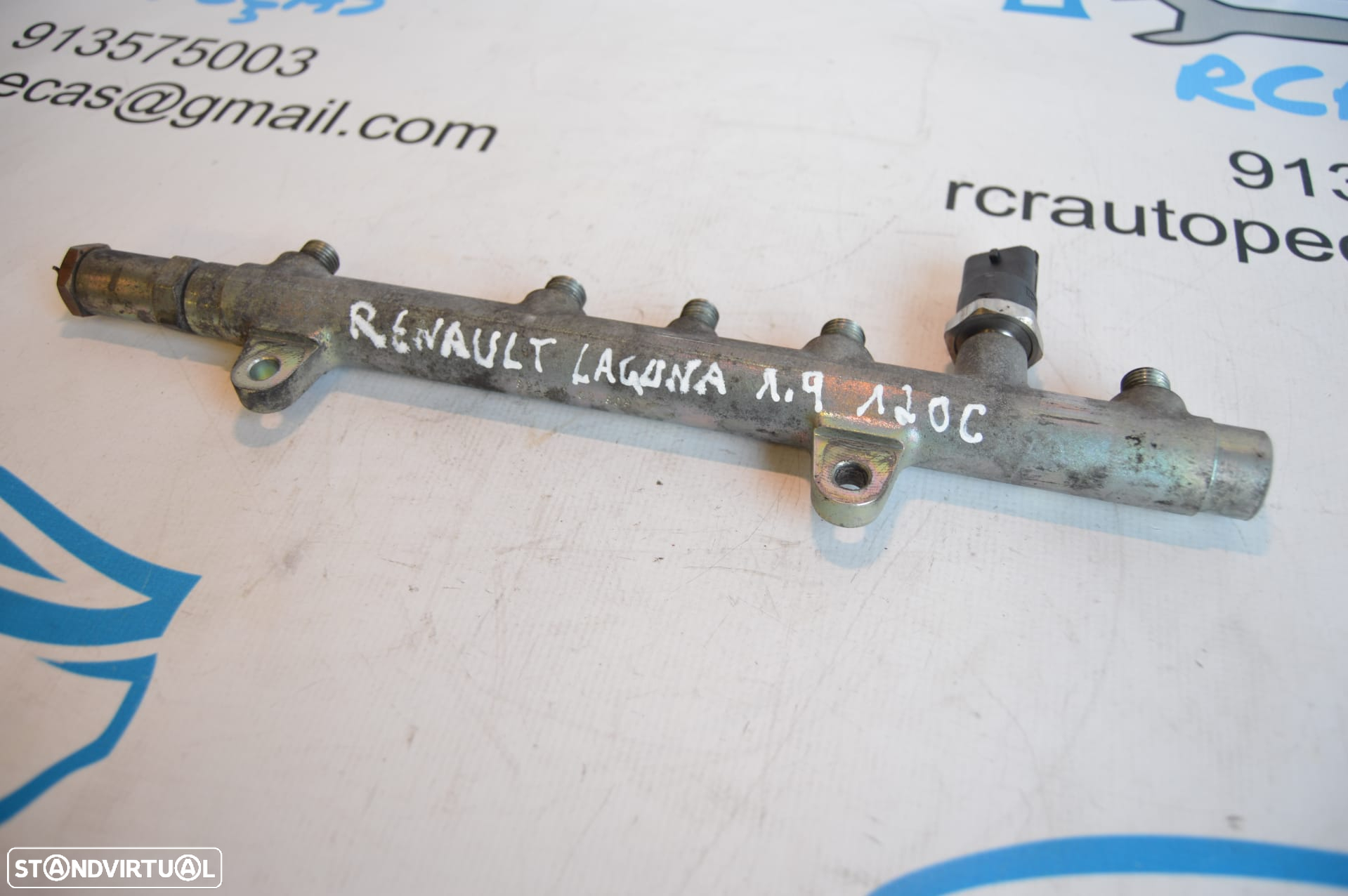 REGUA INJETOR INJETORES INJECTOR INJECTORES 0445214024 8200347176 H114017 RENAULT LAGUNA II 2 MK2 1.9DCI 120CV F9Q820 ESPACE IV 4 MK4 JK - 4