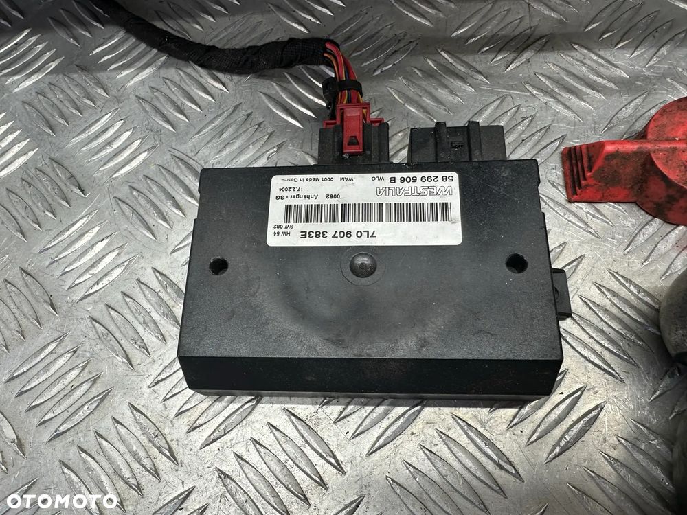 VW TOUAREG 7L 03-09 TOUAREG 7P 10-18R PORSCHE CAYENNE HAK HOLOWNICZY WESTFALIA KULA BELKA 7L0092155 A 7L0092155A MODUL STEROWNIK 7L0907383N - 4