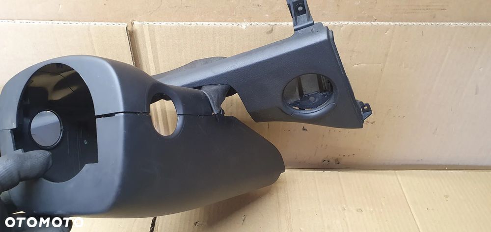 Osłona obudowa kolumny kierowniczej deski konsoli VW Passat B7 3C0858625A 3C1857200H 3AB857200 - 8