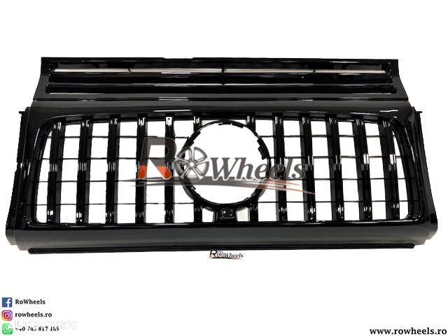 Grila Mercedes Benz G class W463 Model GTR glos black 1990-2017 - 3