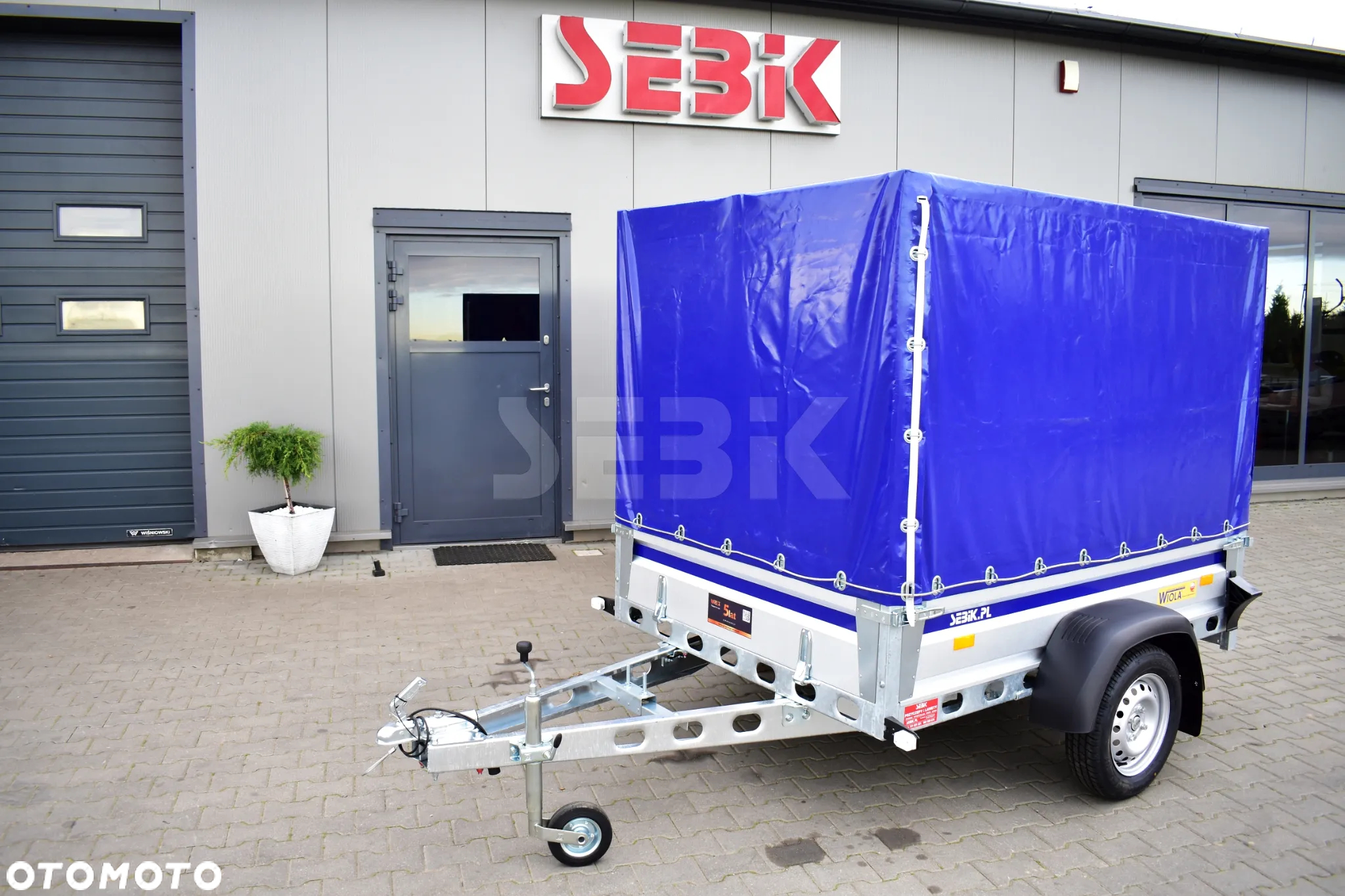 Wiola SUPER MOCNA PRZYCZEPA JEDNOOSIOWA WIOLA Krakus. Lekka do 750 kg. - 14