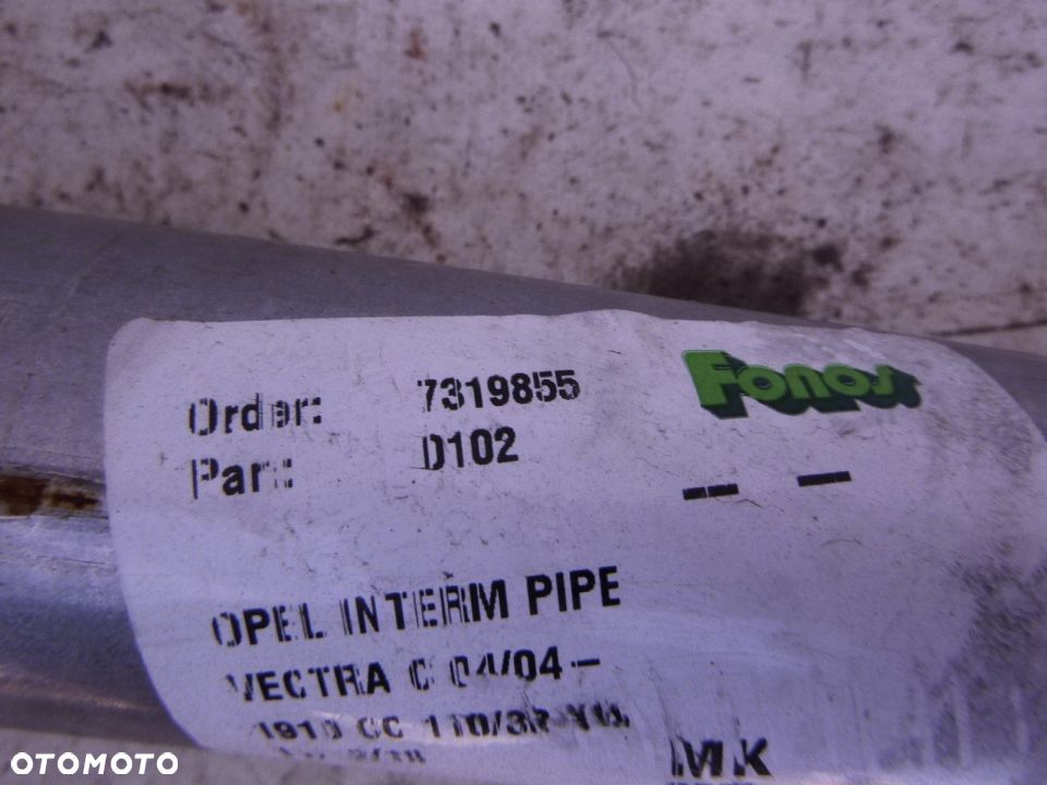 VECTRA C CROMA SAAB 93 1,9 JTD TŁUMIK RURA WALKER - 4