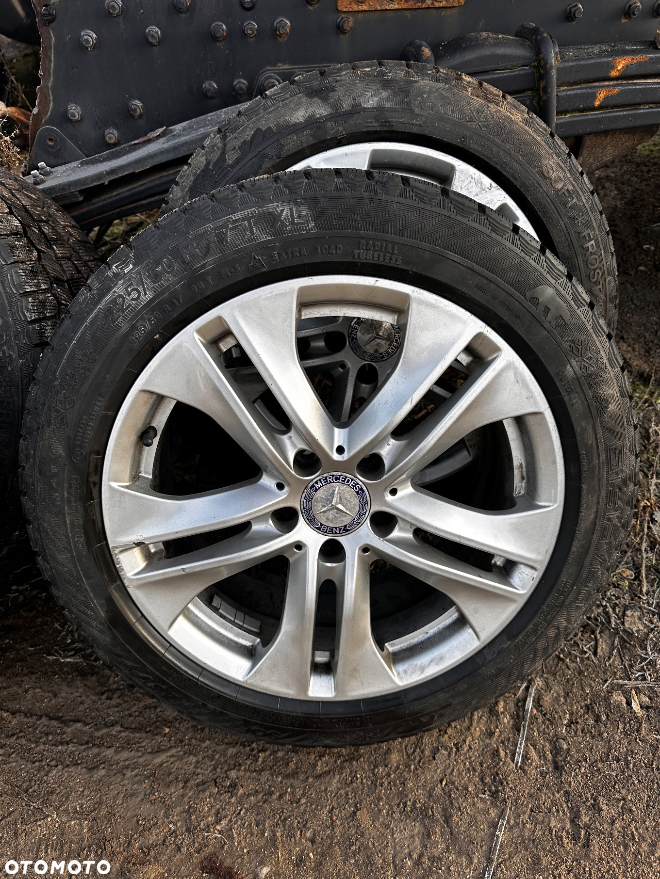 Koła alufelgi Mercedes-BENZ nowe opony zimowe 17 5x112 - 2
