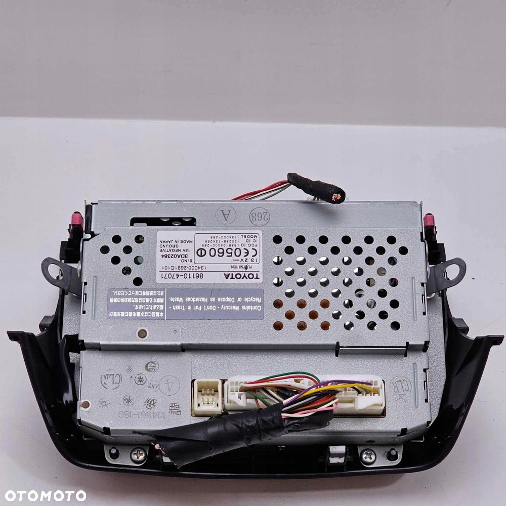 toyota prius ii 2 radio navi gps nawigacja ekran - 6