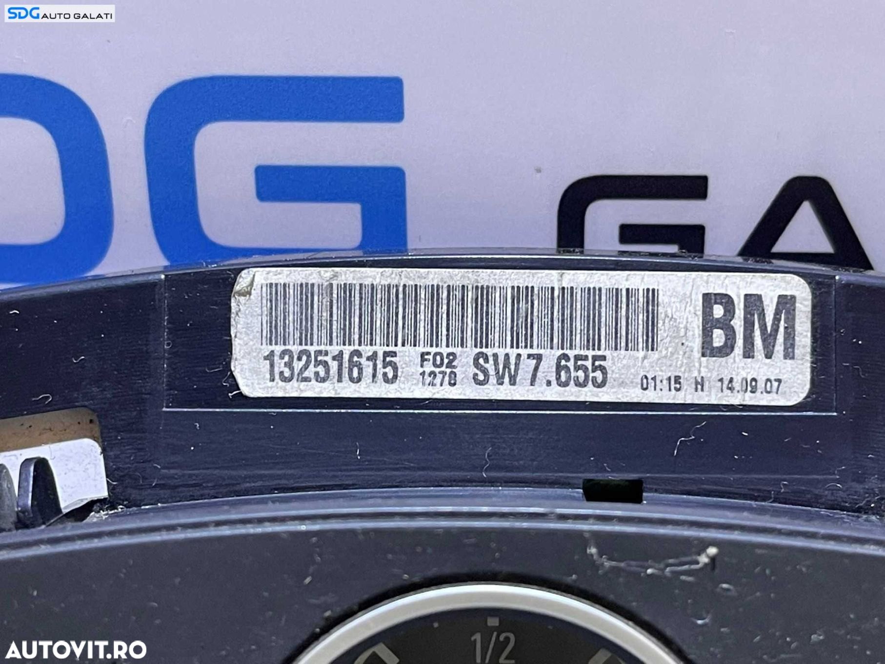 Ceas Ceasuri Cluster Instrumente Bord Opel Astra H 2004 - 2010 Cod 13251615 [B2943] - 3