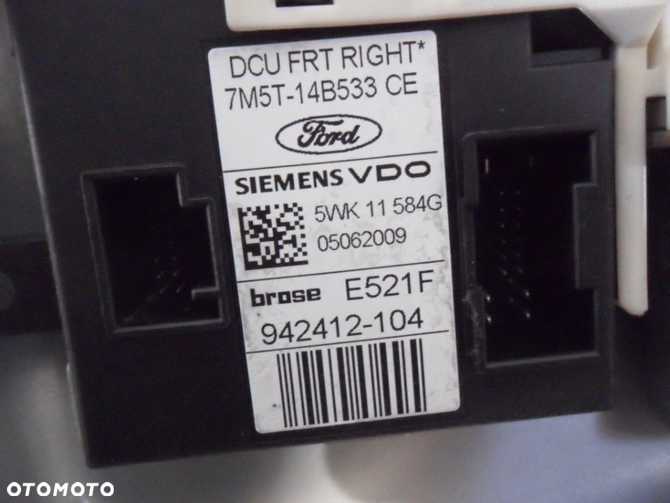 FORD FOCUS MK2 LIFT KOMBI 07-11 2009r PODNOŚNIK SZYB PRAWY PRZÓD - 8
