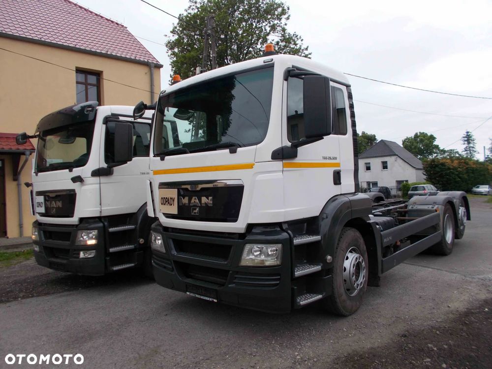 MAN TGS Rama Do Zabudowy // MANUAL // Krótki Rozstaw Osi 420cm // Długa rama 700cm // Pod Autolaweta HDS // 6x2 Oś skrętna