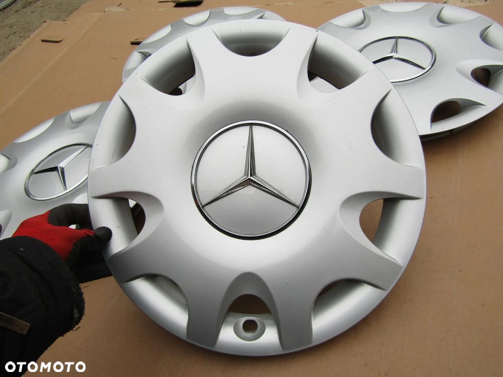 4x Kołpaki 15 Mercedes A B Klasa 5x112 / Oryginalne - 12