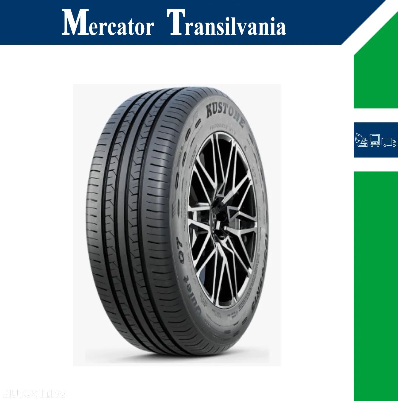 Anvelopa NOUA Vara  205/55R16 Kustone Quiet Q7 91V C,B,B 71dB - 1