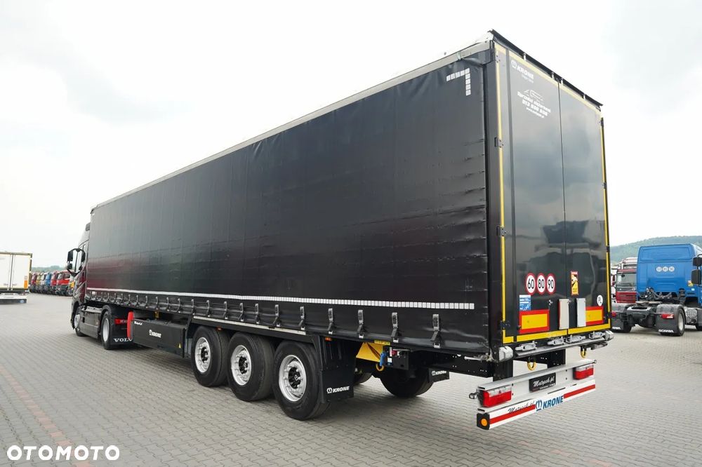 Volvo FH 460 / ZESTAW / KLIMA POSTOJOWA / OPONY 100% / I-SAVE / + KRONE FIRANKA / STANDARD / 2X OŚ PODNOSZONA / DACH PODNOSZONY / PALECIARA - 7