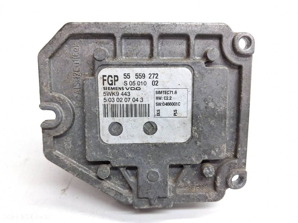 STEROWNIK KOMPUTER SILNIKA OPEL ASTRA H 1.9 BENZYNA 125KM EUROPA 55559272 - 2