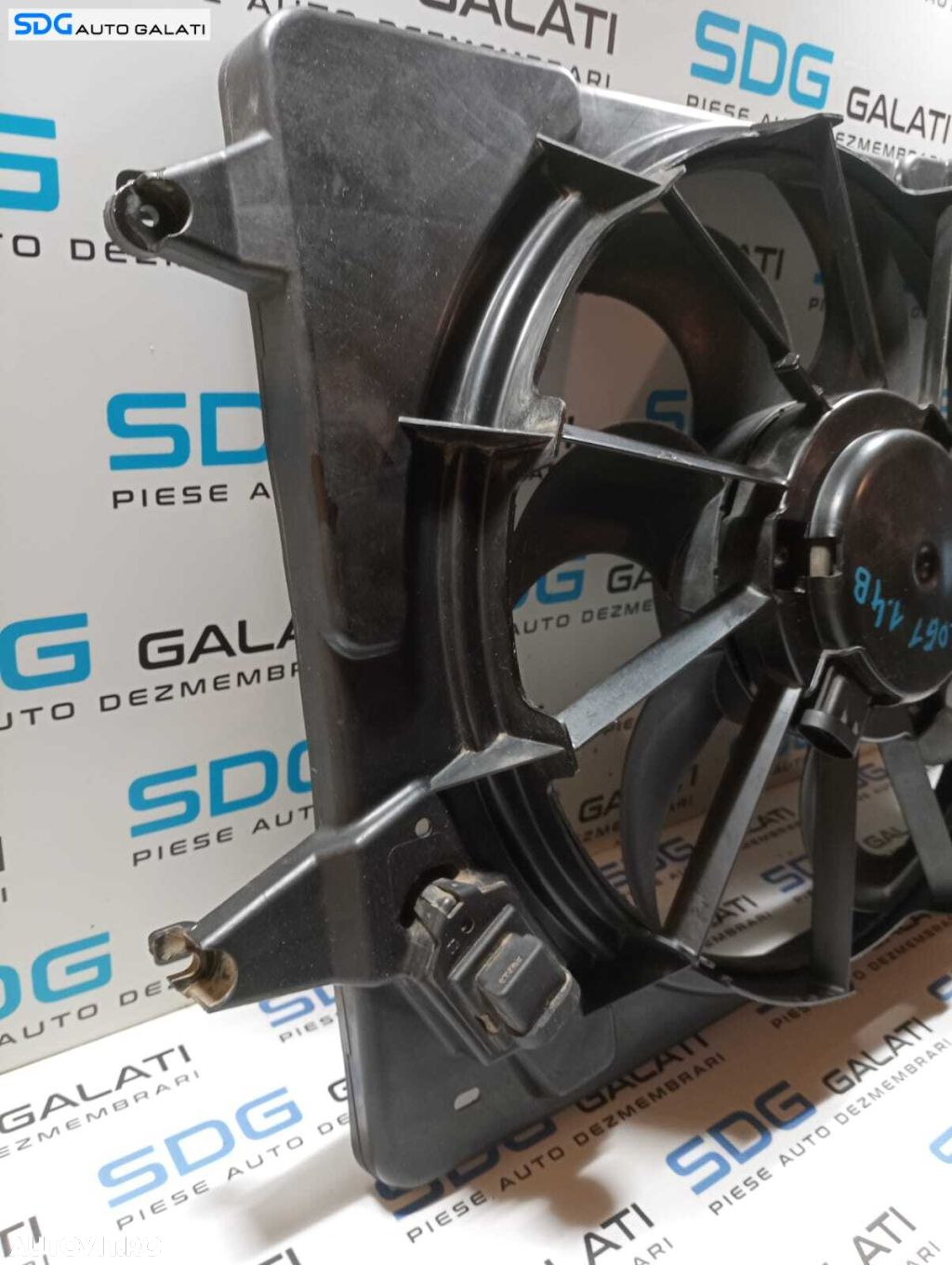Ventilator Electroventilator Dacia Sandero 1.4 1.6 MPI 2006 - 2012 Cod 0130307107 8200765566 [M3750] - 9
