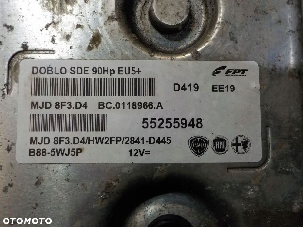 OPEL COMBO D 14r sterownik komputer silnika 55255948 - 4