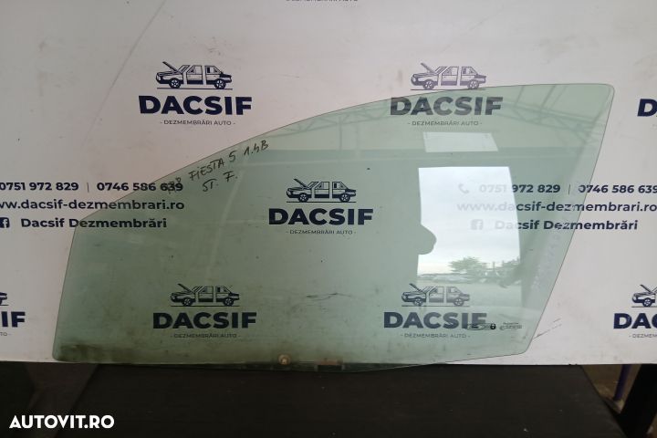 Geam usa fata stanga 43R-001583 43R-001583 Ford Fiesta 5 [2001 - 2007 - 1