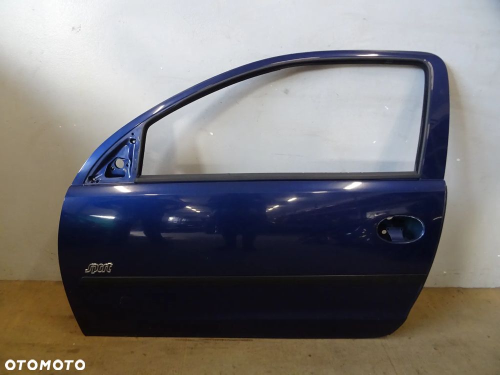 DRZWI LEWY PRZÓD LEWE PRZEDNIE OPEL CORSA C HB 3D LAK: Z21B NR567 - 1