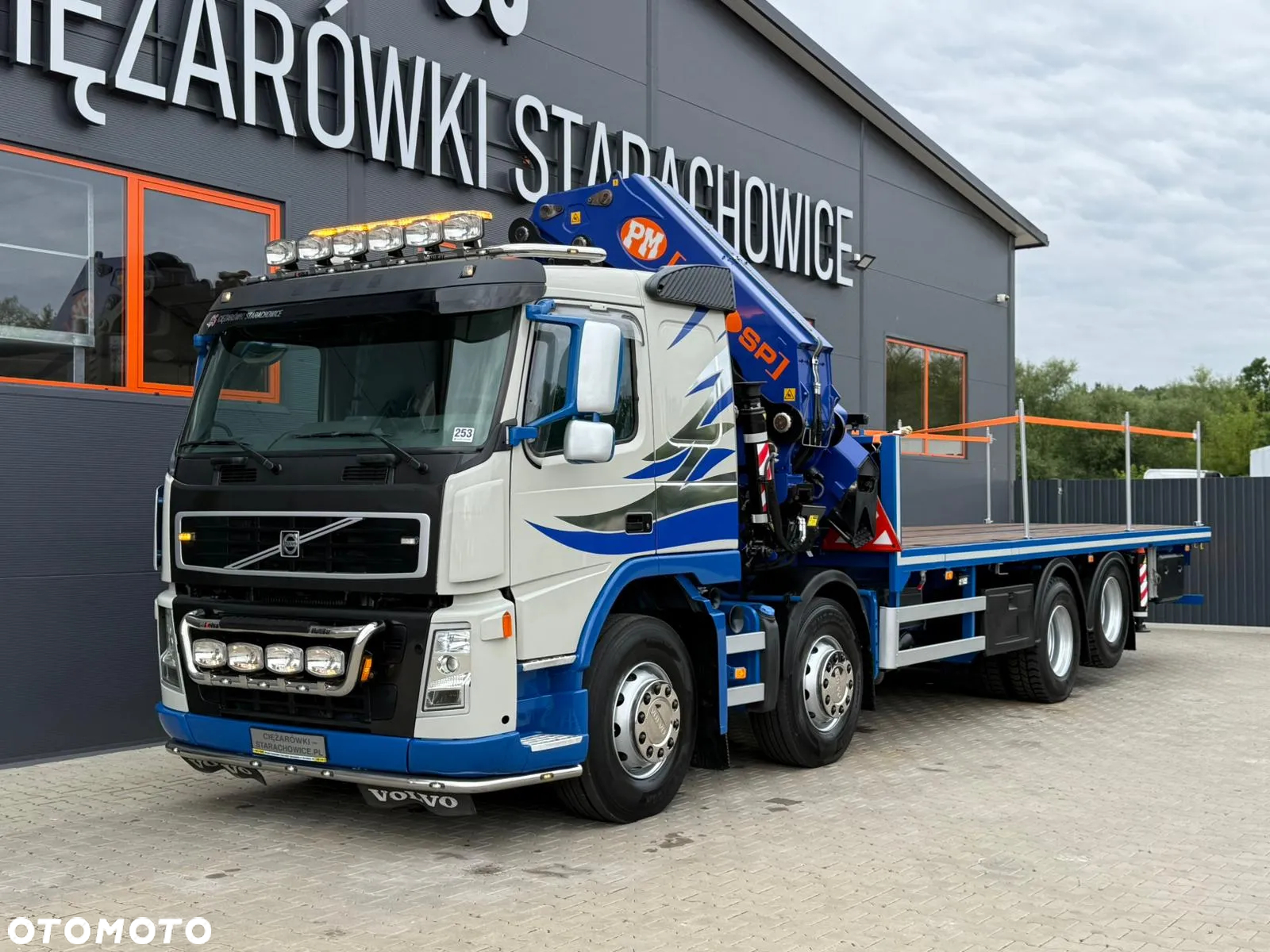 Volvo FM FH 450 8x4 8x2 // dzwig PM65 rok 2016 !!! 22 TONY !!+ platforma // kran crane żuraw hds - 3