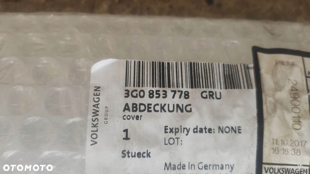 PS LISTWA DRZWI PRAWY TYŁ PASSAT B8 NOWA SZARA - 2