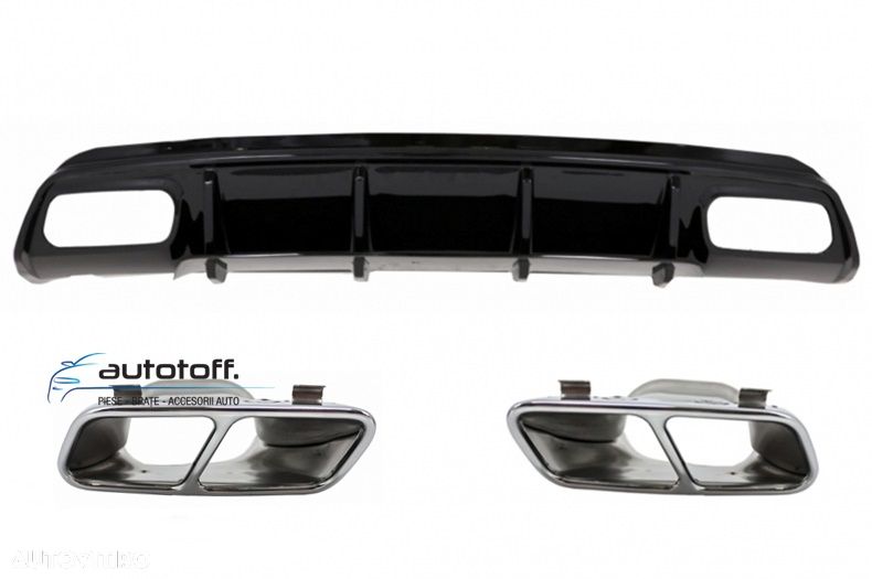 Difuzor bara spate Mercedes W176 A-Class Facelift (2015+) AMG A45 Design - 1
