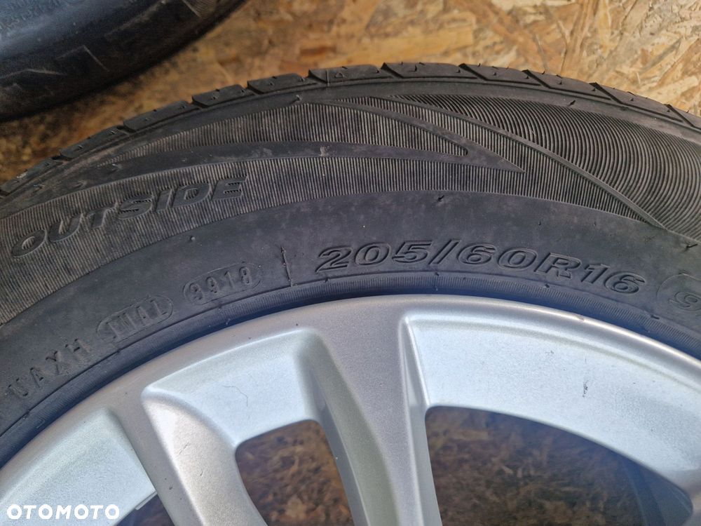 BMW 2 FELGI ALUMINIOWE 16' 5X112 ET47 OPONY 205/60R16 8431/2013 6MM - 5