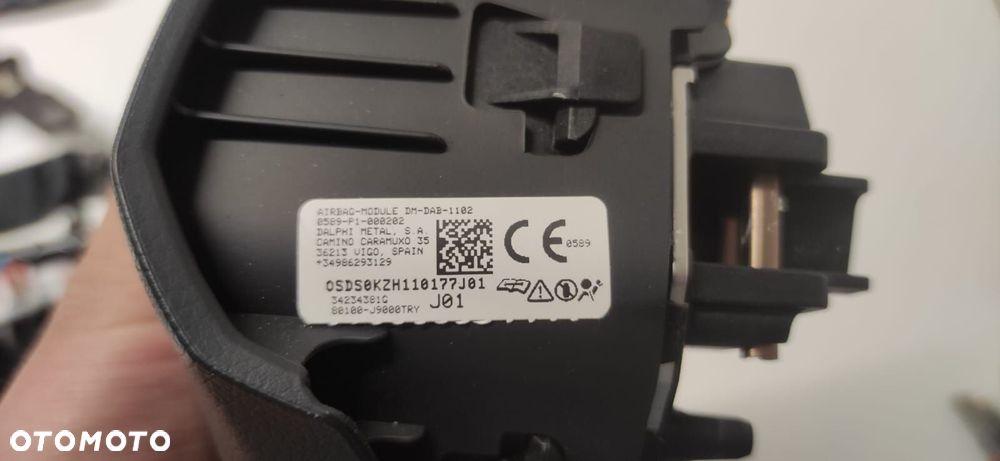 HYUNDAI KONA EV PODUSZKI PASY AIR BAG PODUSZKA KIEROWCY PASAŻERA 18-22 - 5