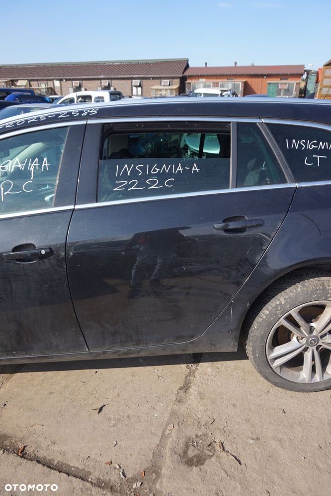 DRZWI TYLNE LEWE INSIGNIA A I KOMBI Z22C  CZARNY OPEL 2008-2013 - 1